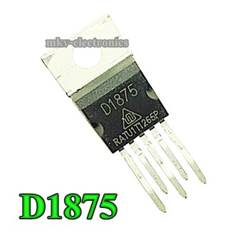 D1875 , CD1875 , ใช้แทน LM1875 ได้ TO220-5 , 20W Audio Power Amplifier 1PCS 1ตัว