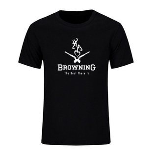 เสื้อยืดโอเวอร์ไซส์[อายุ] Gildan เสื้อยืด ผ้าฝ้าย 100% พิมพ์ลาย Browning แฟชั่น สําหรับผู้ชายS-3XL