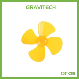 [Gravitechthai]60mm Fan Propeller Blade with 2mm Shaft - Yellow