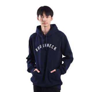 เสื้อกันหนาว มีฮู้ด สีขาวกรมท่า H149