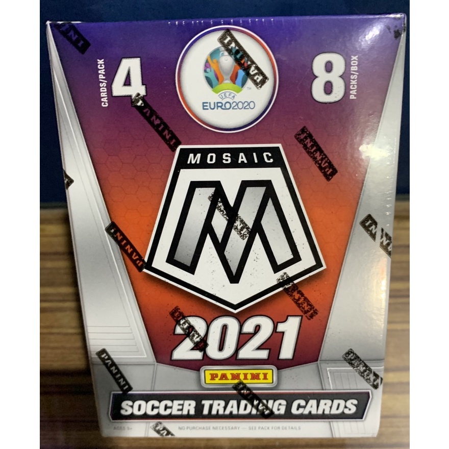 พร้อมส่ง !!! 2020/21 Panini Mosaic UEFA Euro 2020 Soccer 8-Pack Blaster Box