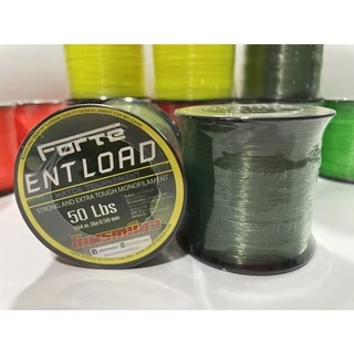 สายเอ็นโหลด โมโน Forte ENTLOAD สีสะท้อนแสง โคตรเหนียว ขนาด 1/8 สำหรับงานหน้าดิน งานทะเล