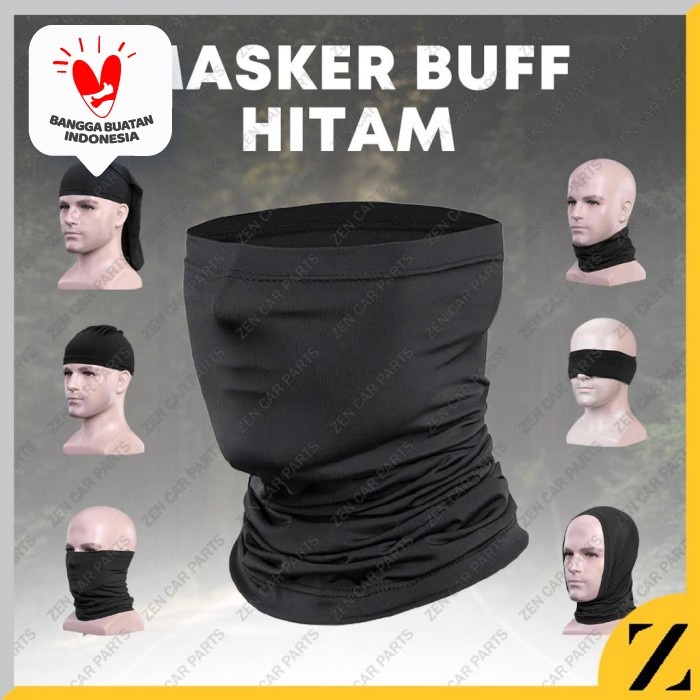 Hitam สีดําและลายกองทัพทหาร & Camouflage Bandana Mask Buf Baf รถจักรยานยนต์ Balaclava เดินป่า Camping ทหาร Slayer ผ้าพันคอเดินทาง