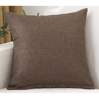 <Hot>ปลอกหมอนผ้าลินิน สีเทา 55×55.50x50,45x45,40×40.ปลอกหมอนอิง ระบายอากาศ สําหรับตกแต่งบ้าน โซฟา