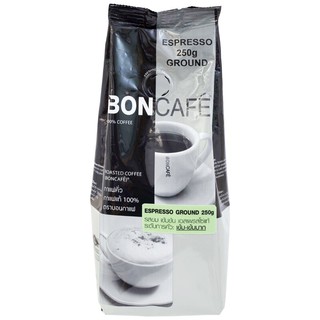 บอนกาแฟคั่วบดเอสเพรสโซ่สูตร2 250กรัม Boncafe Roast &amp; Ground Espresso Formula 2 250g.