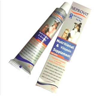 Neprovit gel (kidney care) อาหารเสริม สุนัข แมว ที่มีปัญหาโรคไต แบบเจล ขนาด 30 กรัม