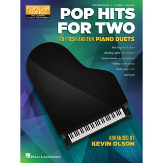 POP HITS FOR TWO 10 Fresh and Fun Piano Duets for 1 Piano, 4 Hands  Popular Songs Series  (HL00380642)