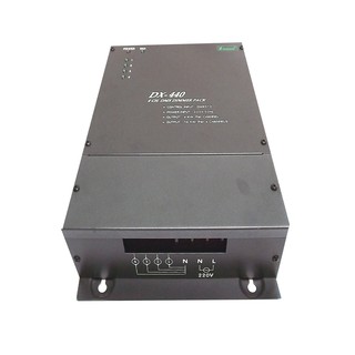 เครื่องควบคุมไฟ DMX DIMMER PACK DX440 Connection System DMX512 4 Channels 220 VAC 50 Hz.