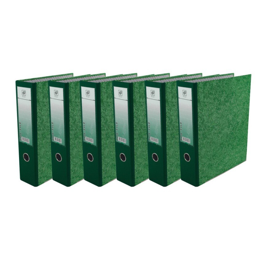 UD FILE แฟ้ม สันกว้าง A4 สัน 3 นิ้ว 690Q จำนวน 6 ชิ้น - สีเขียว