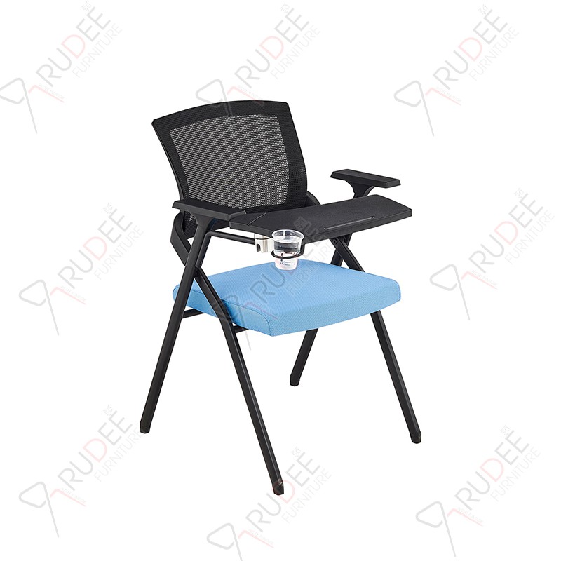 (พร้อมส่ง)เก้าอี้lectureสำหรับเทรนนิ่งสัมมนา มีแผ่นรองเขียนพับเก็บได้ ช่องใส่ที่วางแก้ว เบาะฟองน้ำนั่งนุ่มสบาย