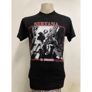 ถูกสุดๆเสื้อวง Nirvanas สไตล์วินเทจรหัสเต็ม