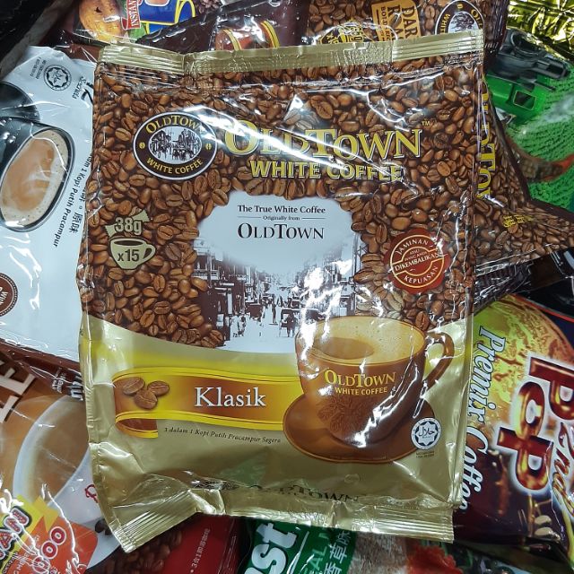 กาแฟขาว โอลน์ทาว มีให้เลือกหลายรสชาติ