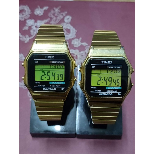 Timex Classic Indiglo Chronograph Alarm Digitalมือสอง