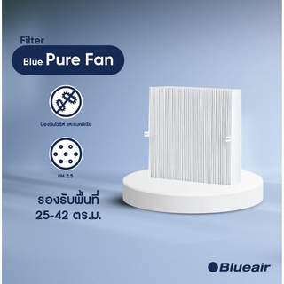 Blueair ไส้กรองอากาศ รุ่น Blueair Pure Fan สำหรับพัดลมฟอกอากาศ รุ่น Pure Fan