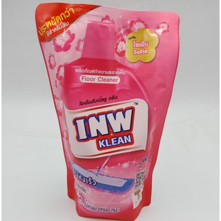 น้ำยาถูพื้น INW กลิ่นโซเฟียถุงสีชมพู 700ml. แบบถุงเติม