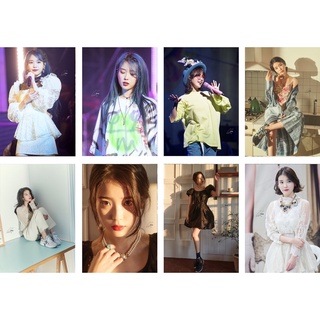 8 แผ่น โปสเตอร์ poster ศิลปินเกาหลี kpop ไอยู iu อีจีอึน