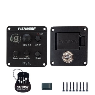 Fishman Isys Acoustic Guitar Pickup Piezo Onboard Preamps EQ Tuner Equalizer