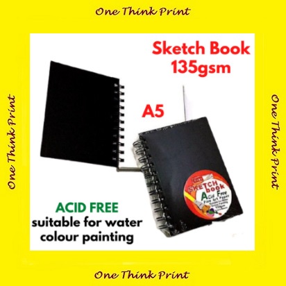 KAMI A5 Sketch Book 135g 50แผ่น