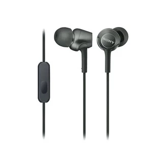 Sony หูฟัง In Ear รุ่น MDR-EX255AP | Smartphone compatible, with in-line remote mic | Y-shaped cord type, 1.2m length