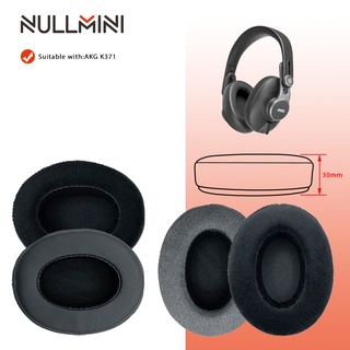 Nullmini ฟองน้ําหูฟัง แบบหนัง กํามะหยี่ แบบเปลี่ยน สําหรับ AKG K371