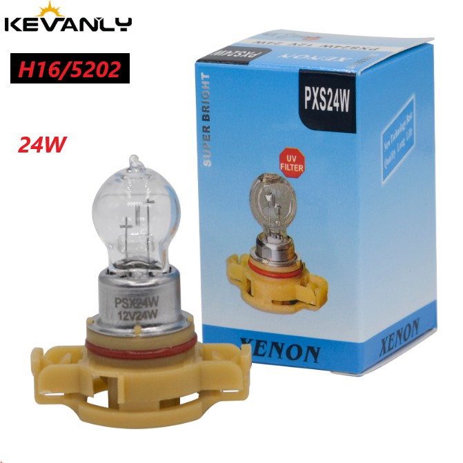 หลอดฮาโลเจนหลอดไฟซีนอน 24 W H16 5202 Psx24W Drl 12V 2 ชิ้น