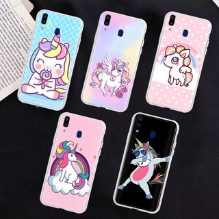 เคสโทรศัพท์มือถือ แบบใส ลายยูนิคอร์นน่ารัก สําหรับ VIVO Y69 Y55S Y95 Y53 Y81 Y71 Y55 V21 Y91C Y81S V20I Y81I V20 Y93 Y70 Y91 Pro SE