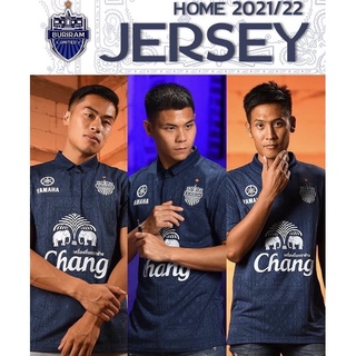 เสื้อบุรีรัมย์ แข่ง สีกรม ปี 2021-2022 ของแท้💯 -Buriram United Home Jersey 2021/22