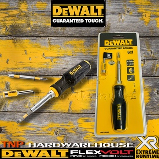 DeWALT ไขควง MaxFit 6-in-1 Multi-Bit Screwdriver รุ่น DWHT66569