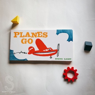 [พร้อมส่ง] Boardbook 1-5 Y  Planes go  By Steve Light