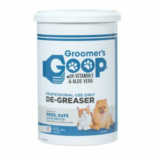 *ล็อตใหม่ พร้อมส่ง* Groomer's Goop ขนาดใหญ่ ครีมขจัดคราบ ขจัดความมันบนเส้นขนและผิวหนัง ขนาด 45 lbs (2.025 kg)