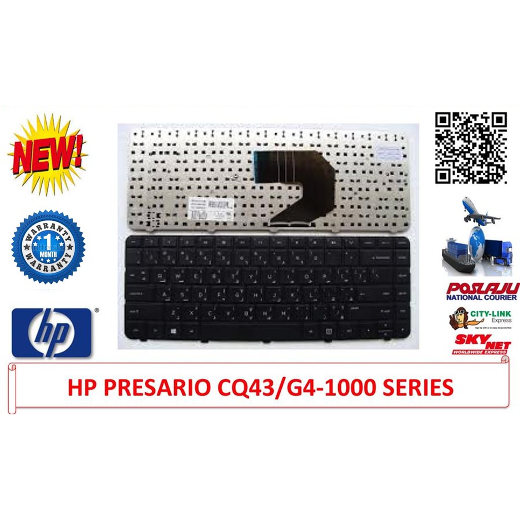 คีย์บอร์ด HP COMPAQ 430, 431, 435, 448, Presario CQ43, CQ45, CQ57