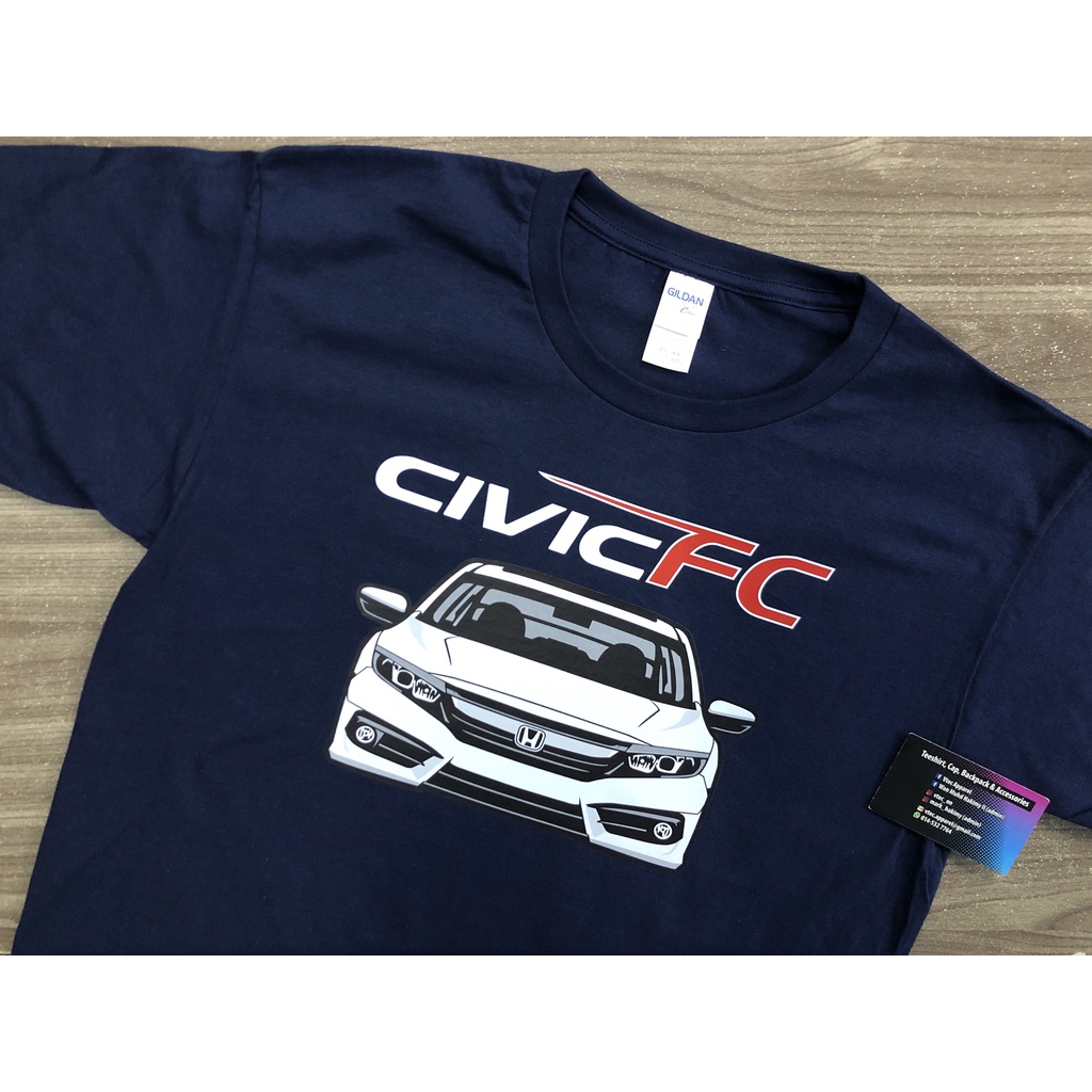 Honda Civic FC Limited *D1 (เสื้อยืดสีกรมท่า)