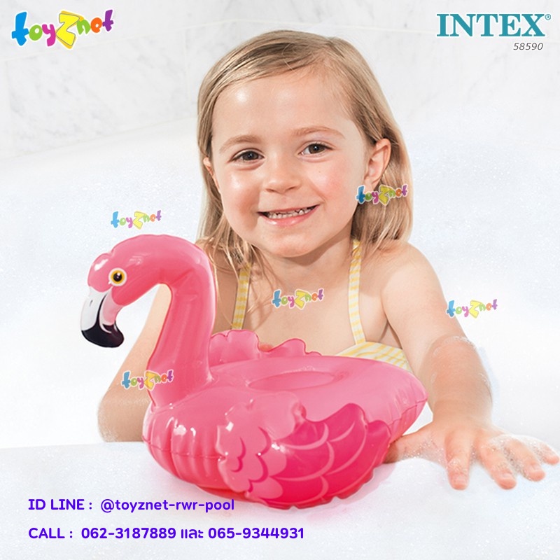 Intex ตุ๊กตาเป่าลมรูปสัตว์ ลายปลาวาฬ รุ่น 58590