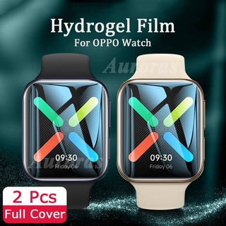 ฟิล์มไฮโดรเจลกันรอยหน้าจอนาฬิกาข้อมือ สําหรับ OPPO Watch Free 2 41 มม. 42 มม. 46 มม. 2 ชิ้น