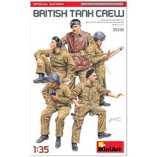 โมเดลประกอบ MiniArt 1/35 MI35332 British Tank Crew. Special Edition