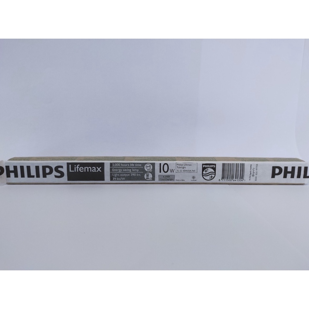 หลอดนีออน Philips หลอดนีออน ฟิลิปส์ Lifemax TL-D 10W/54-765 Cool Daylight