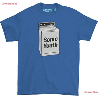 เสื้อยืดยอดนิยม Rockabilia Sonic Youth Mens Washing Machine T-Shirt Black Popular T-shirts