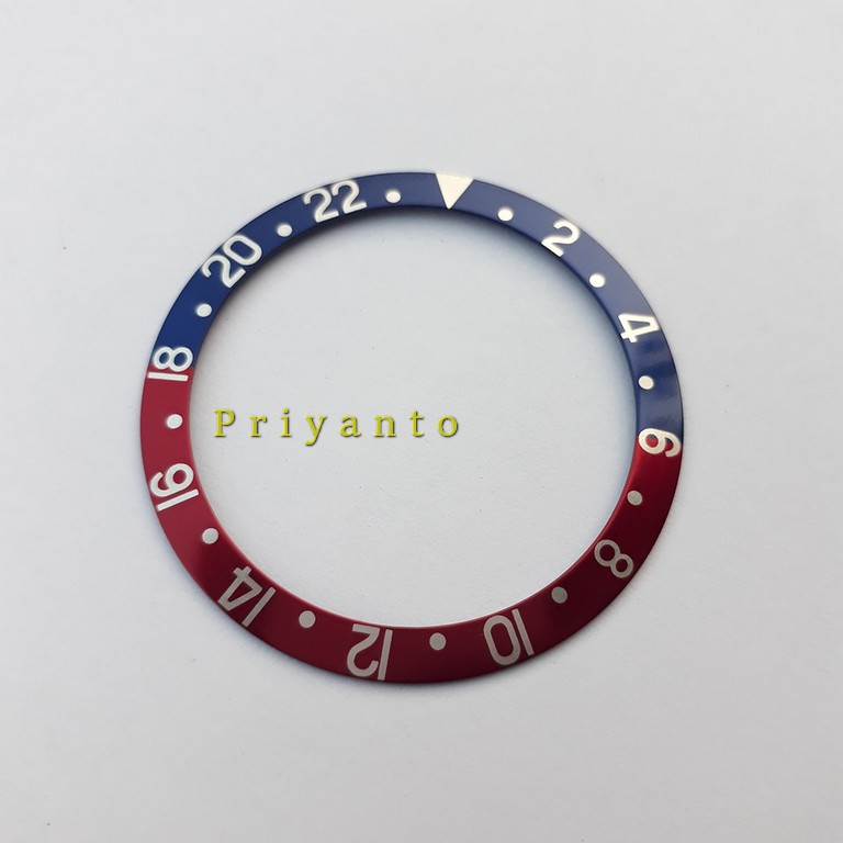 MERAH Rolex gmt Bezel Ring bezel ใส่นาฬิกา Rolex สีแดง น้ําเงิน 38 มม.