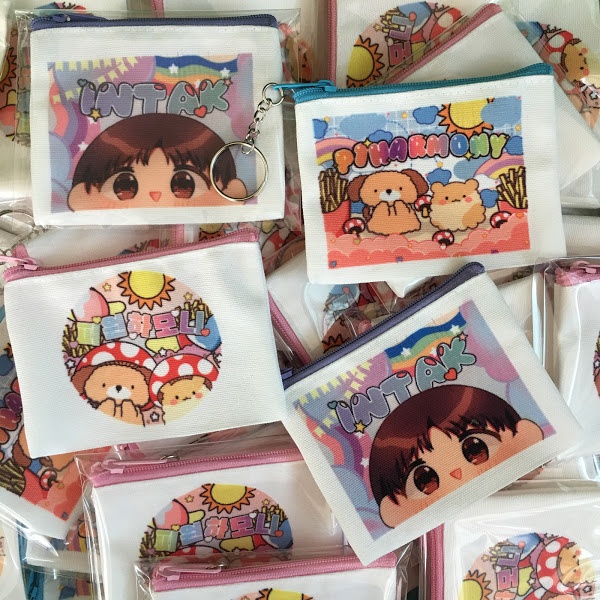 ขายส่ง (แพค25ใบ)กระเป๋าซิปเล็กใส่เหรียญ ขนาด 4x3 นิ้ว   มีแบบใบเปล่าและสกรีนตามสั่ง