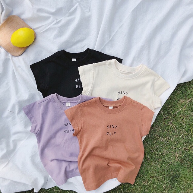 CIKO - เสื้อยืดพิมพ์ลายตัวอักษร | ท็อปส์ซูเด็กผู้หญิง | เสื้อผ้านําเข้า | เสื้อยืดเด็กนําเข้า | เสื้