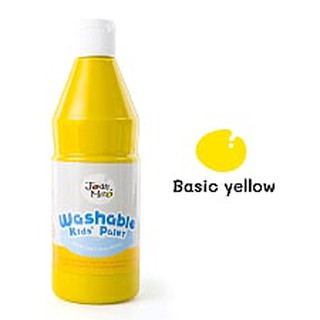 สีฟิงเกอร์เพ้นท์ขนาด ใหญ่สุดคุ้ม 500 ml. Basic Yellow