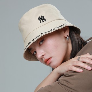 หมวกบักเก็ต ปักลาย NY กันแดด สำหรับผู้หญิงชาย แฟชั่น Bucket hat