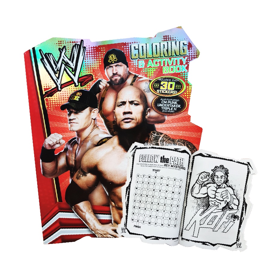 Wel-B WWE COLORING &amp; ACTIVITY BOOK หนังสือเด็ก หนังสือภาษาอังกฤษ หนังสือต่างประเทศ สื่อการ