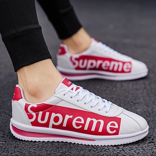 พร้อมส่ง! รองเท้ากีฬา Supreme Cortez สไตล์คลาสสิก สําหรับผู้ชาย