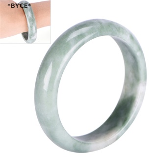 Byce หรูหรา ของแท้ สีเขียวธรรมชาติ หยก อัญมณี กําไลข้อมือ สร…