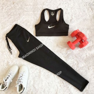 NIKE set ออกกำลังกาย (บรา+เลคกิ้งขายาว)