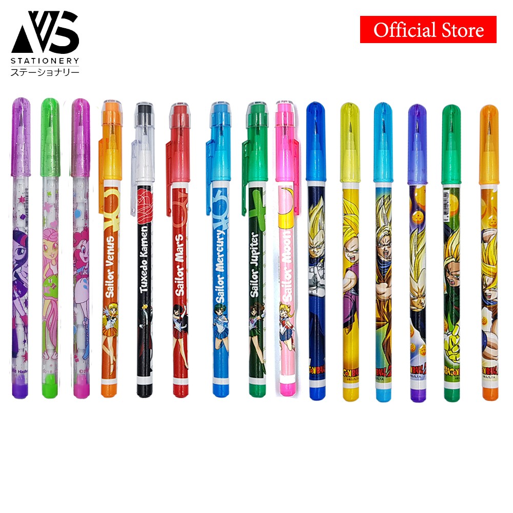 Vs.stationery (วีเอส สเตชั่นเนอรี) ดินสอต่อไส้ HB 1แท่ง ลายการ์ตูนลิขสิทธิ์แท้ (โพนี่) (เซเลอร์มูน)