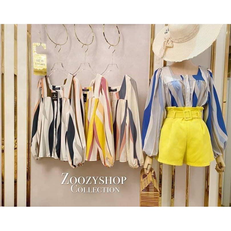 Zoozy shop เสื้อปาดไหล่