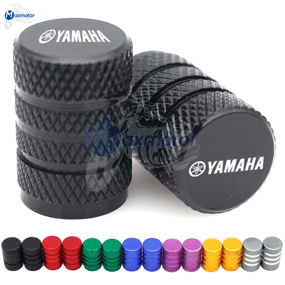 รถจักรยานยนต์ยางวาล์ว Air Port Stem ฝาครอบหมวก CNC อุปกรณ์เสริมสําหรับ Yamaha MT 03 MT03 07 09 10 15