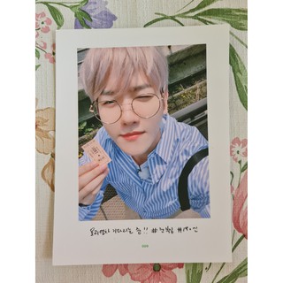 [แท้/แบ่งขาย/4 หน้า 100] หน้าโฟโต้บุ๊ค แบคฮยอน Baekhyun CBX Selfie Book Photo Book EXO